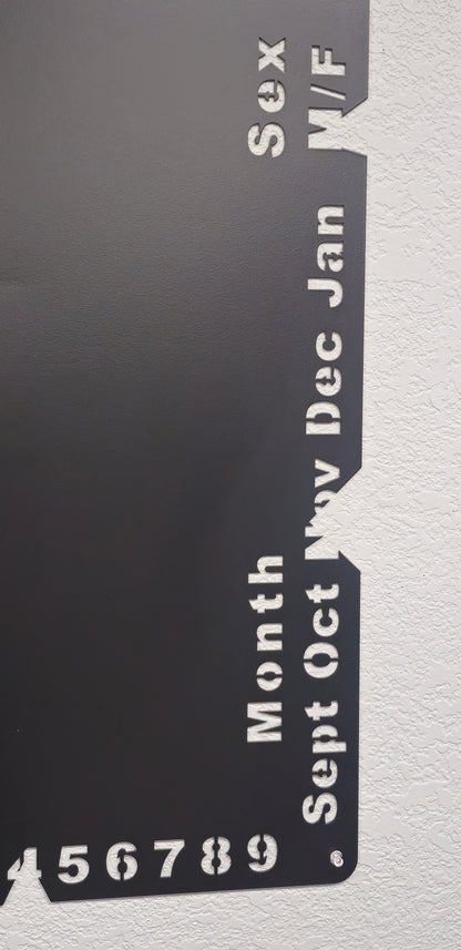 Custom European/Plaque Tag