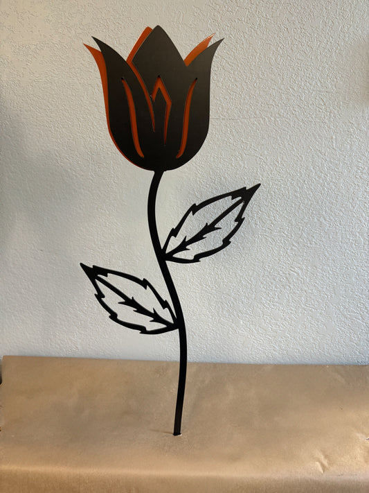 Tulip Flower Garden Stake