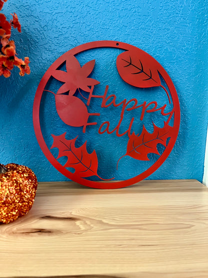 Happy Fall Wall Decor