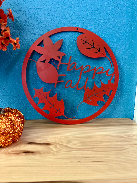 Happy Fall Wall Decor