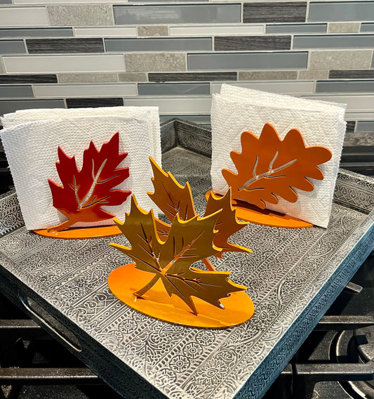 Autumn Leaf Napkin Holders